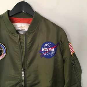 NASA Youth M/L Bomber Light Jacket